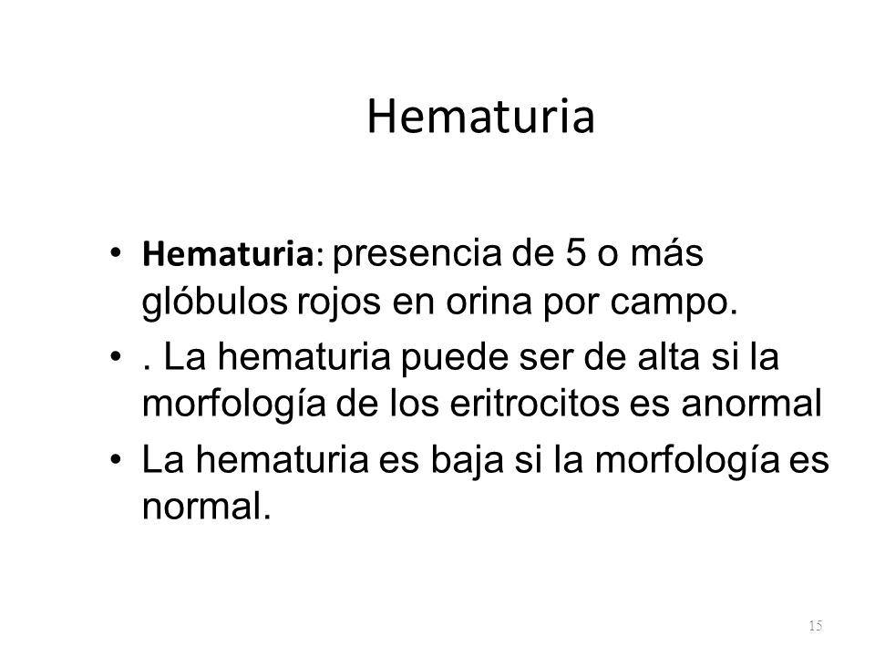 leucocitos de 12 a 15 por campo en orina leucocitos de 12 a 15 por campo en orina